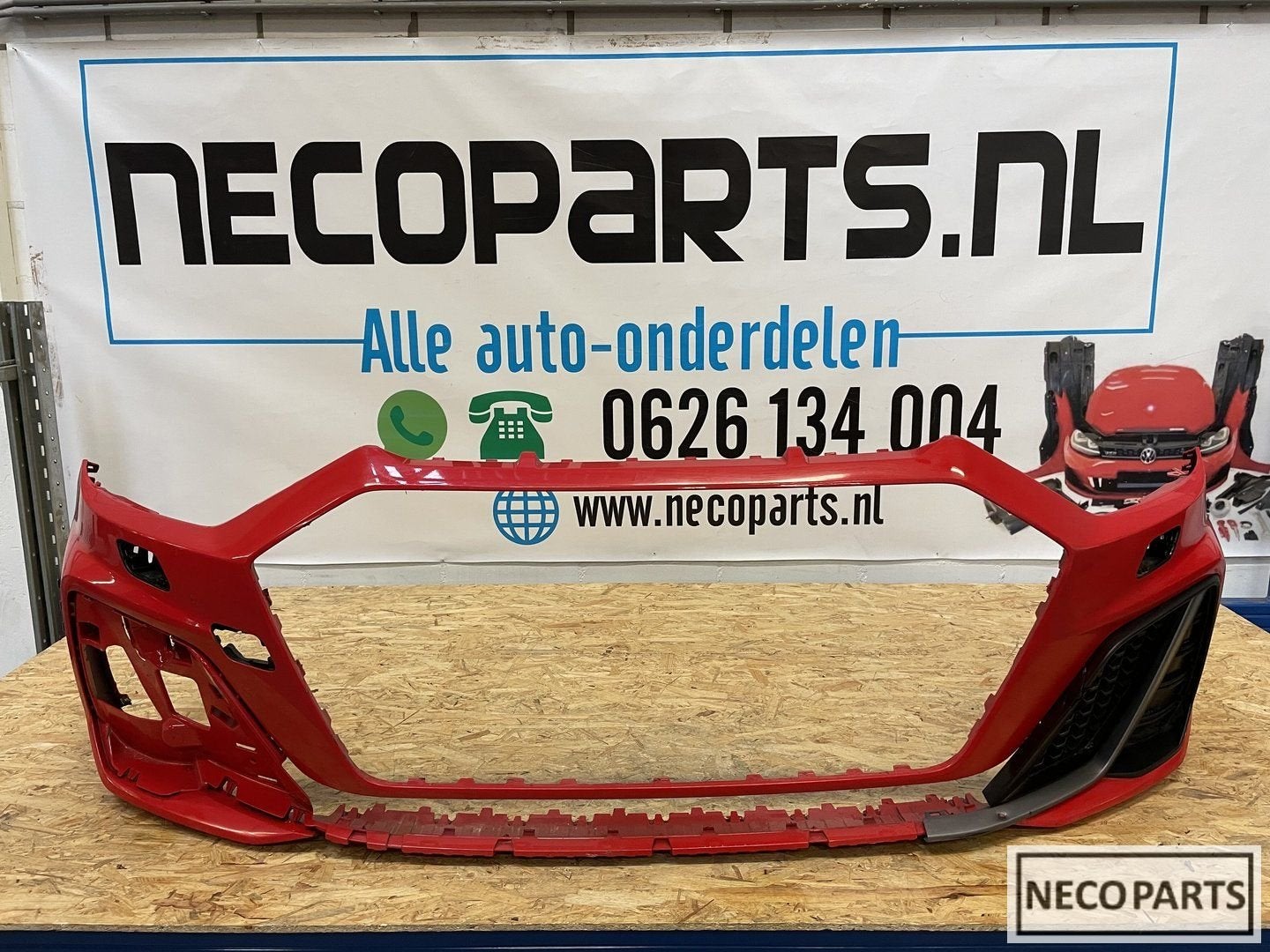 AUDI A1 82A S LINE BUMPER VOORBUMPER ORIGINEEL 2018-2021, Gebruikt, -, -, -