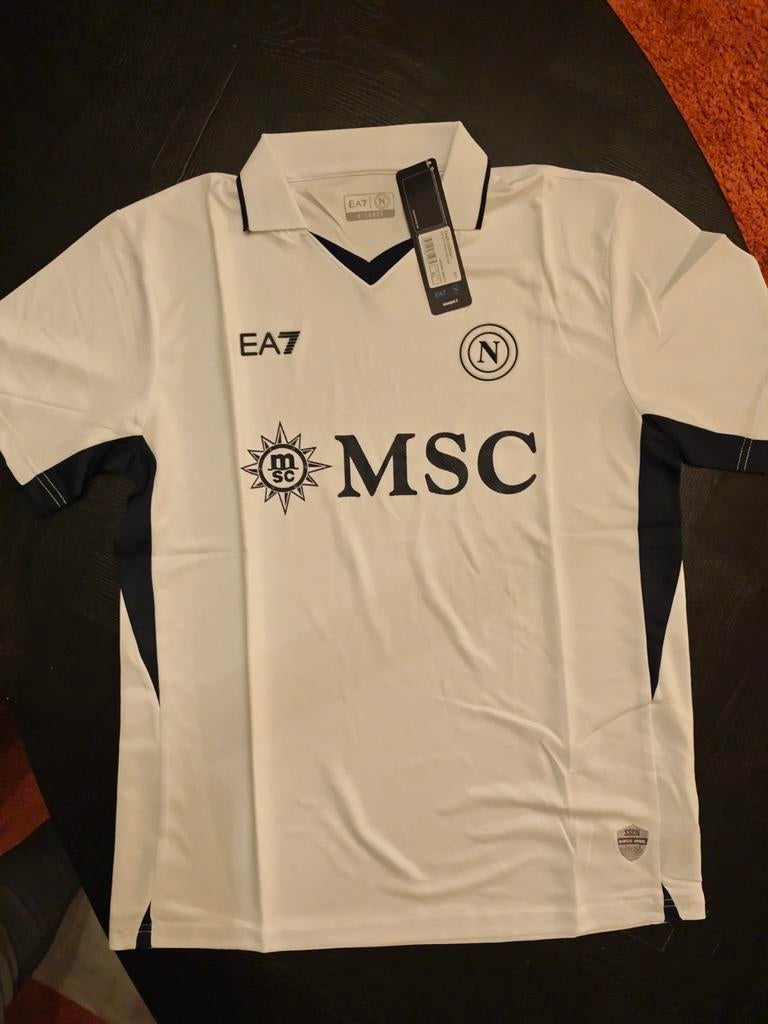 EA7 Napoli Thuisshirt 2022/2023 - Maat M, Wit, Ophalen of Verzenden, Maat 56/58 (XL), Nieuw