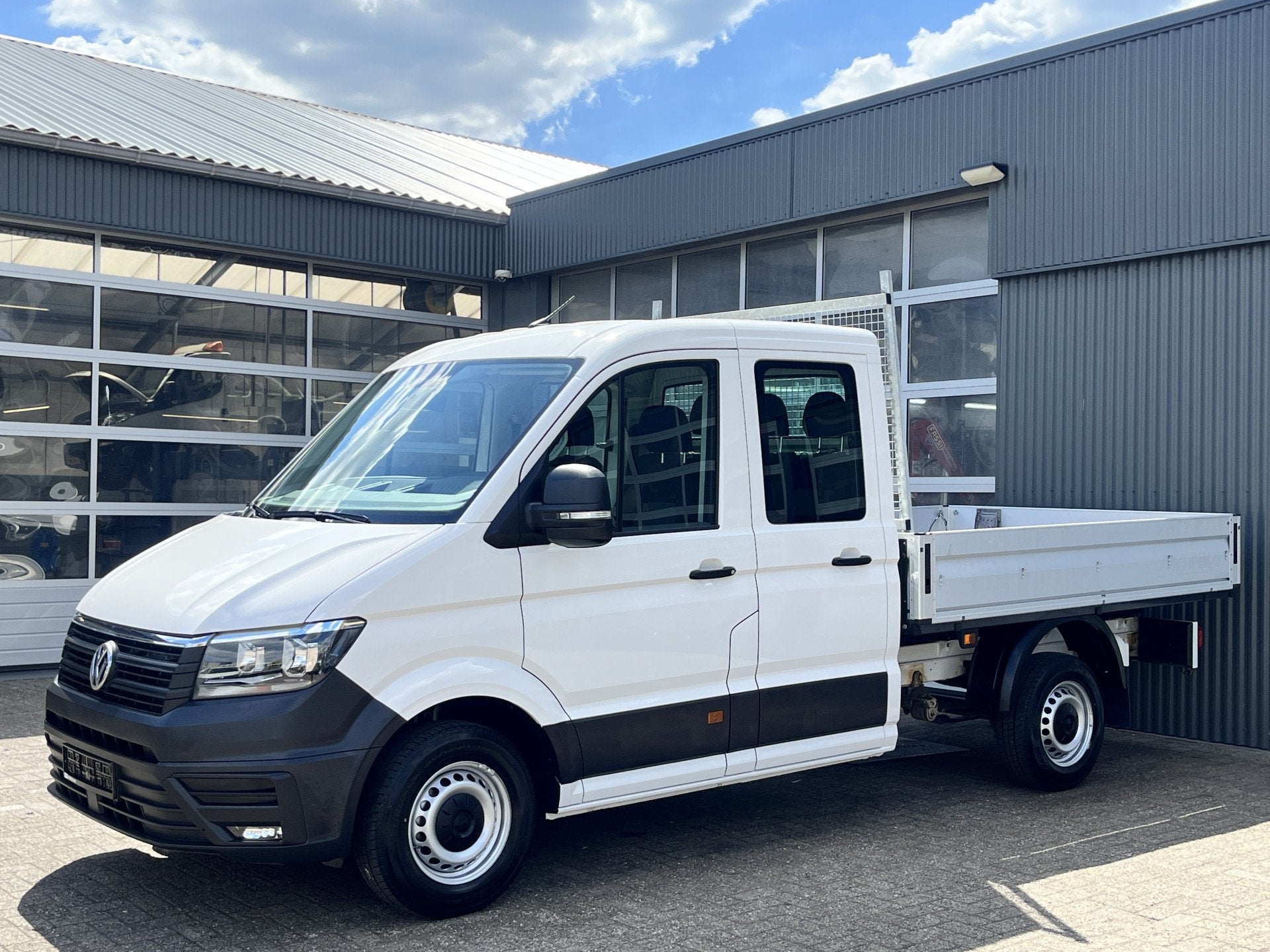 Volkswagen Crafter 35 2.0 TDI DC Open laadbak Airco Cruise c, Stof, Gebruikt, Euro 6, 4 cilinders