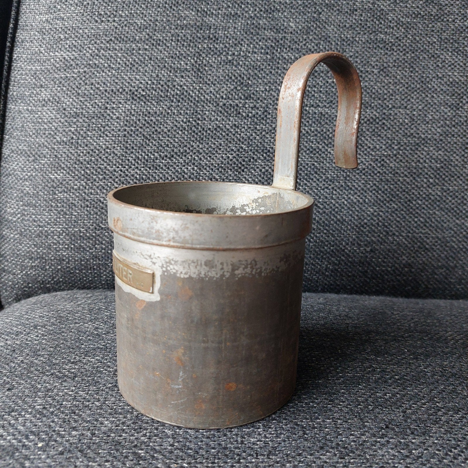 Antieke 1 Liter Maatbeker - Vintage Keuken Decoratie, Ophalen of Verzenden