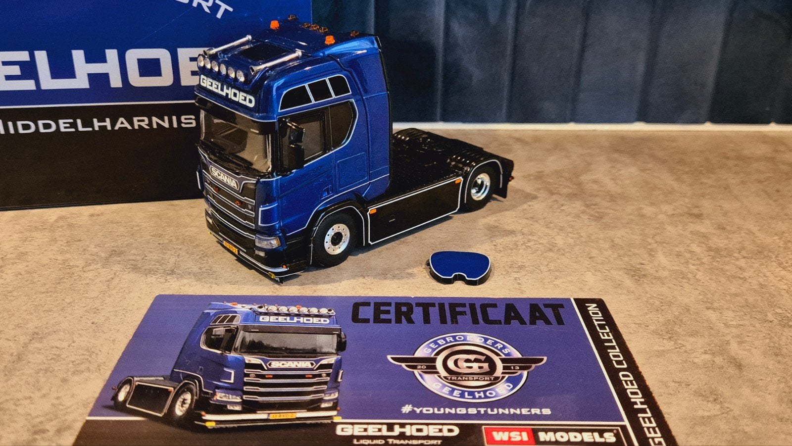WSI GEELHOED Scania R Highline 4x2, Ophalen of Verzenden, Nieuw, Bus of Vrachtwagen, Wsi