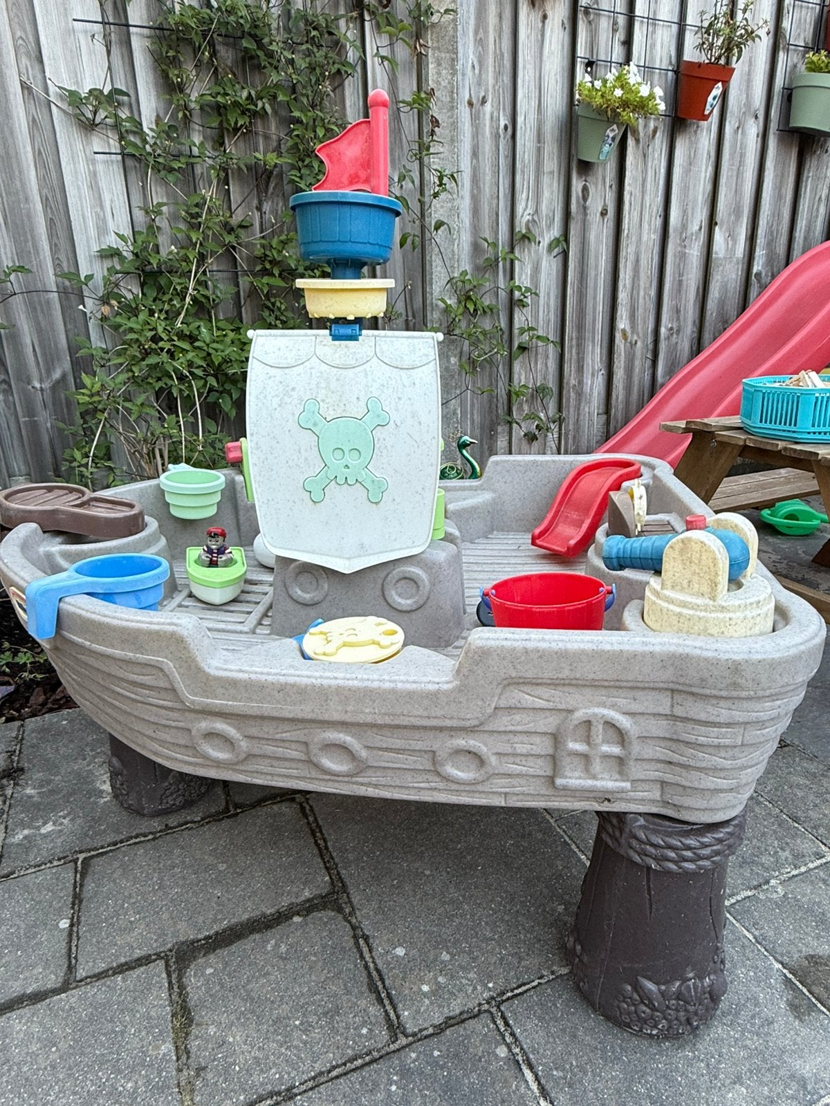 Little Tikes watertafel piratenschip, Ophalen, Gebruikt