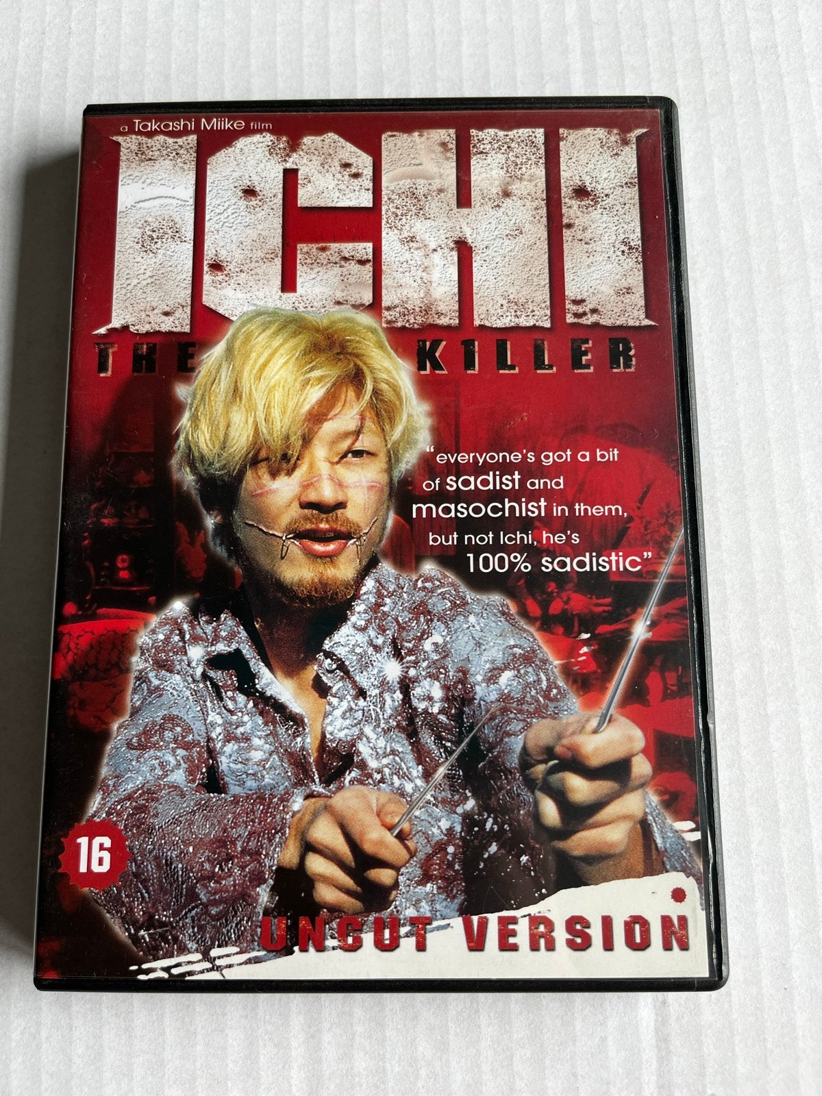 Ichi The Killer (Uncut Version) DVD - Takashi Miike, Cd's en Dvd's, Gebruikt, Vanaf 16 jaar, Nederlands, Actiethriller
