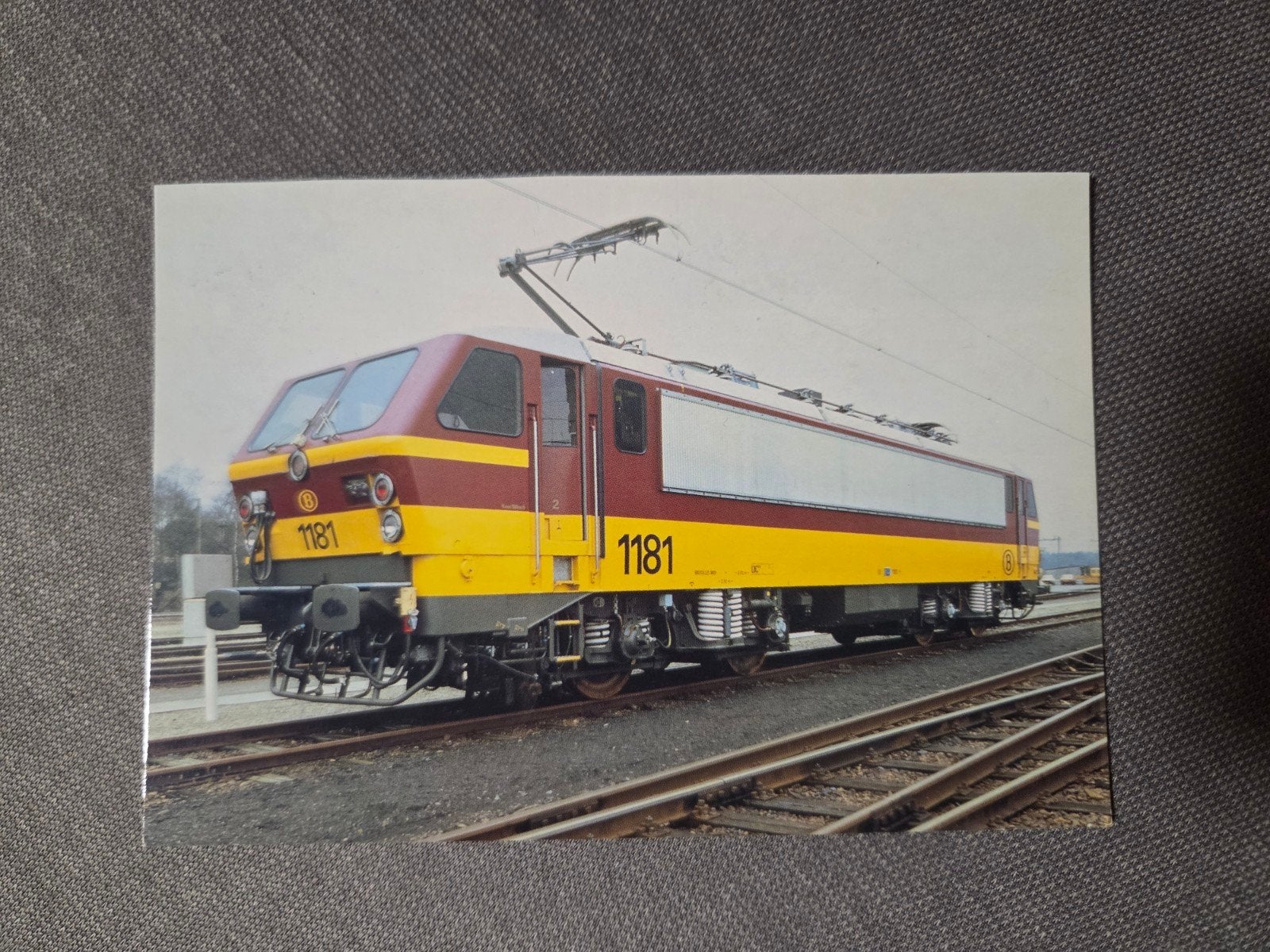 NMBS Locomotief Serie 1100 Ansichtkaart - 1986, Ophalen of Verzenden