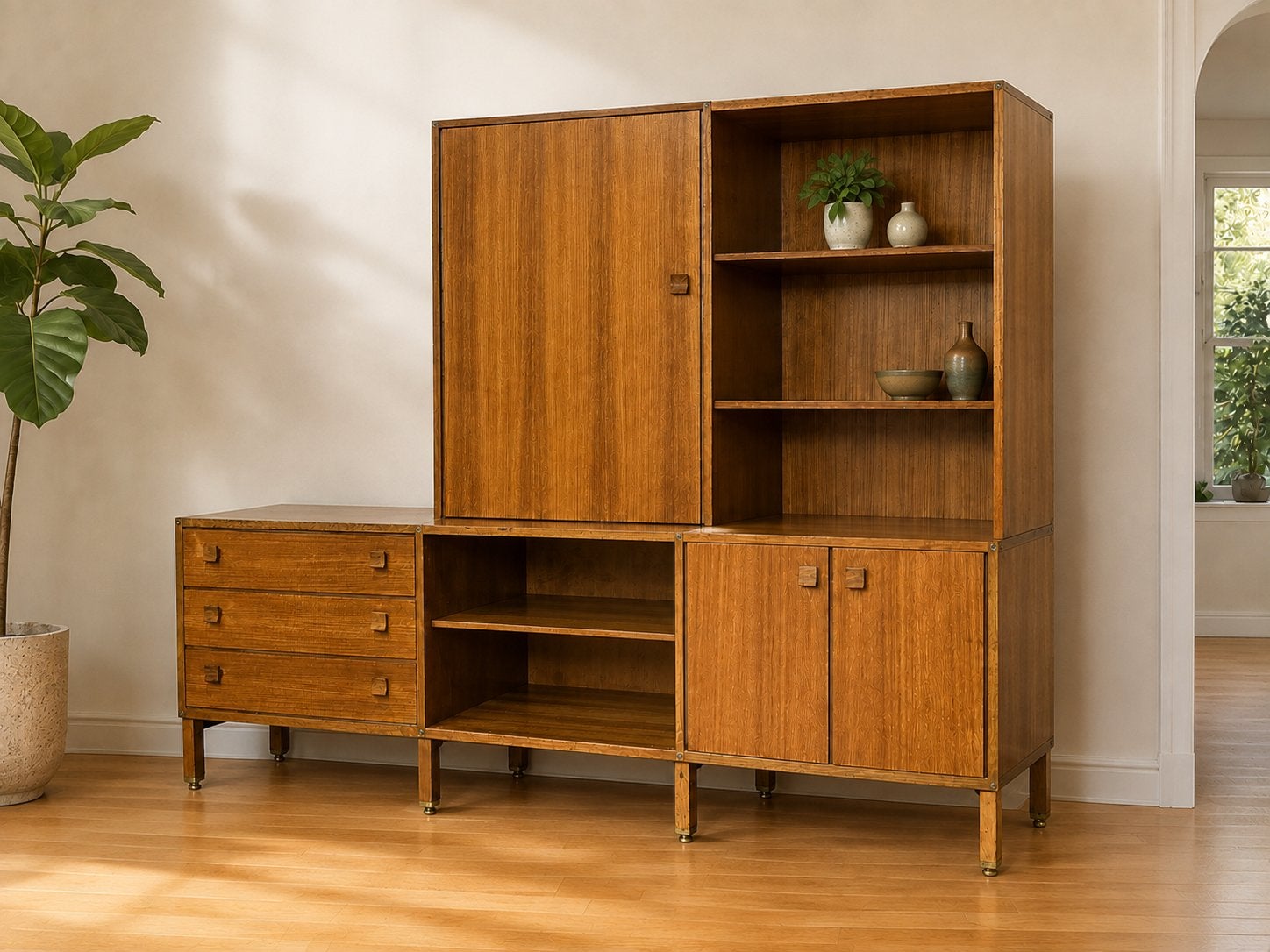 Prachtige originele modulaire wandkast van het merk topform, Vintage, Vintage, Ophalen of Verzenden, Zo goed als nieuw