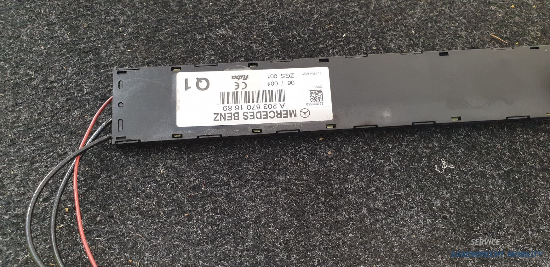 Aerial Antenne sleutel Radio W203 W209 C-klasse A2038701689, Gebruikt, Mercedes-Benz AG, Mercedes-Benz, Ophalen of Verzenden