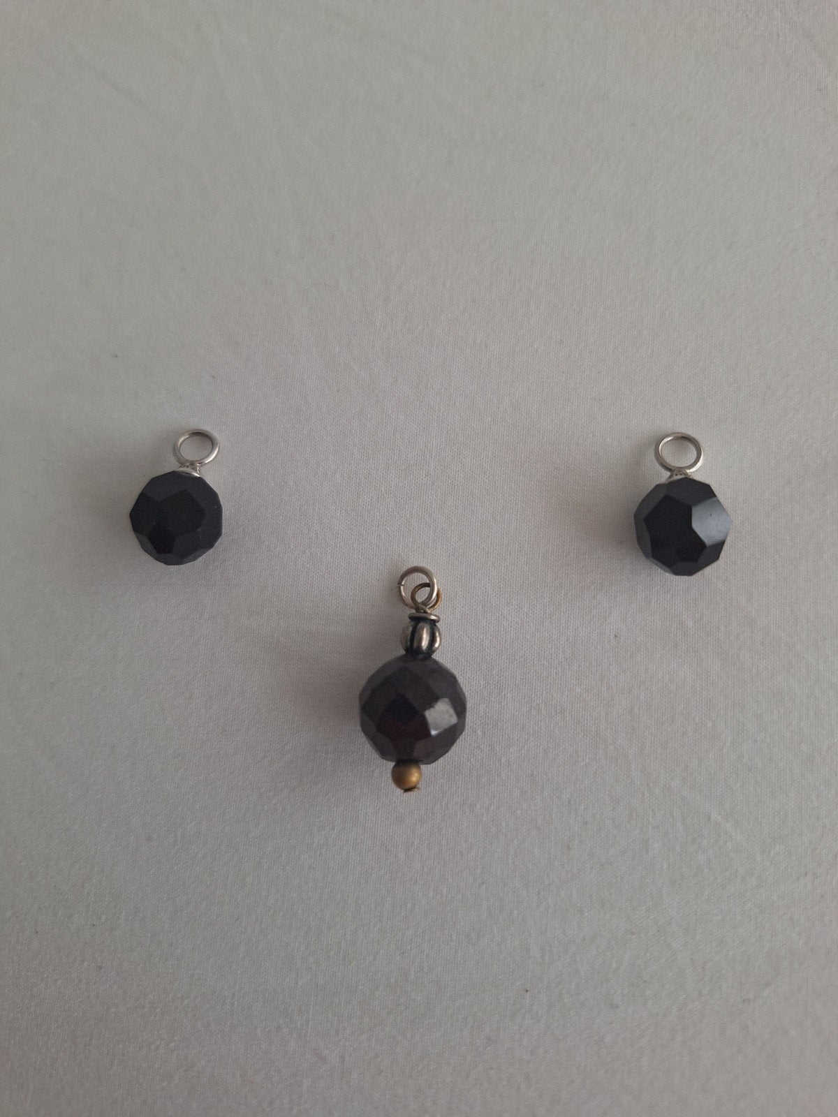 2 x Zinzi zilveren oorbedels/beads & 1 x kettinghanger, Overige merken, Ophalen of Verzenden, Zo goed als nieuw, 2 of 3 bedels