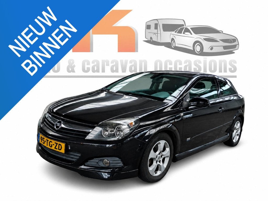 Opel Astra GTC 1.4 OPC LINE OPC Bodykitt, AIRCO, Nwe APK, NA, Auto's, Voorwielaandrijving, Stof, Gebruikt, Zwart