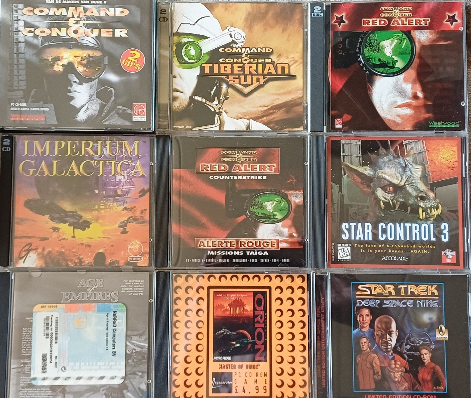 Diverse CD-ROM Games (zie foto), Gebruikt, 1 speler, Eén computer, Ophalen of Verzenden
