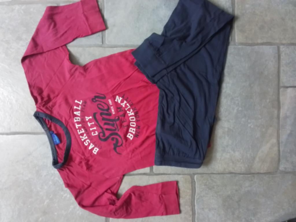 Nette jongens pyjama,maat 152/158, Kinderen en Baby's, Kinderkleding | Maat 152, Ophalen of Verzenden, Gebruikt, Jongen, Nacht- of Onderkleding