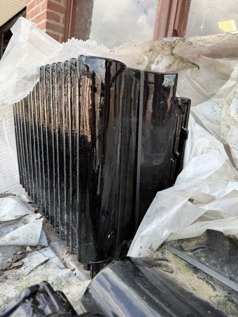 c.a. 150 stuks Nieuwe Hollander-V Zwart Glanzend-verglaasd, Doe-het-zelf en Verbouw, Ophalen, 10 tot 15 m², Steen of Klei, Zwart