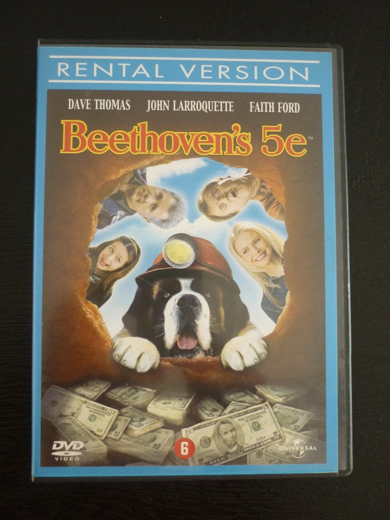 Beethoven 5 (originele dvd) Beethoven's 5th, Cd's en Dvd's, Dvd's | Kinderen en Jeugd, Gebruikt, Ophalen of Verzenden, Komedie