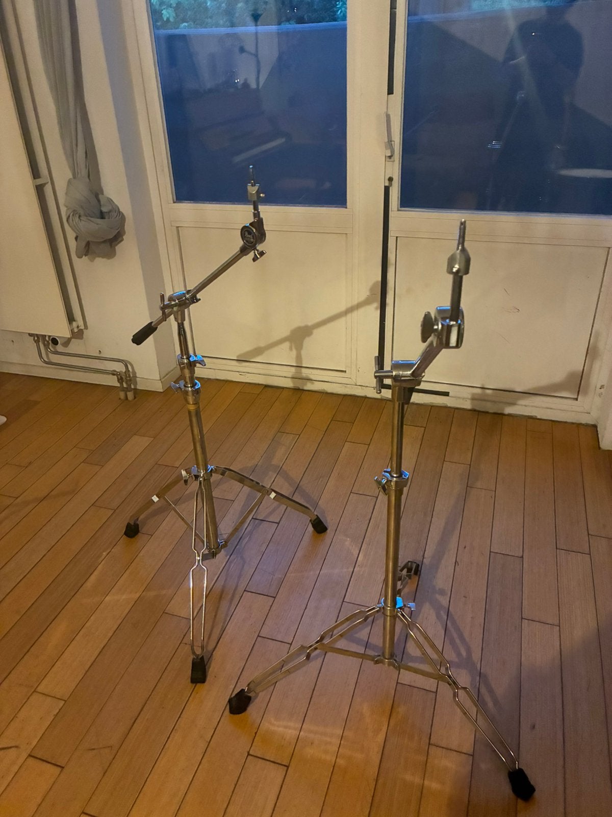 Pearl double braced cymbal stands en snare stand, Muziek en Instrumenten, Ophalen of Verzenden, Gebruikt, Drums of Percussie