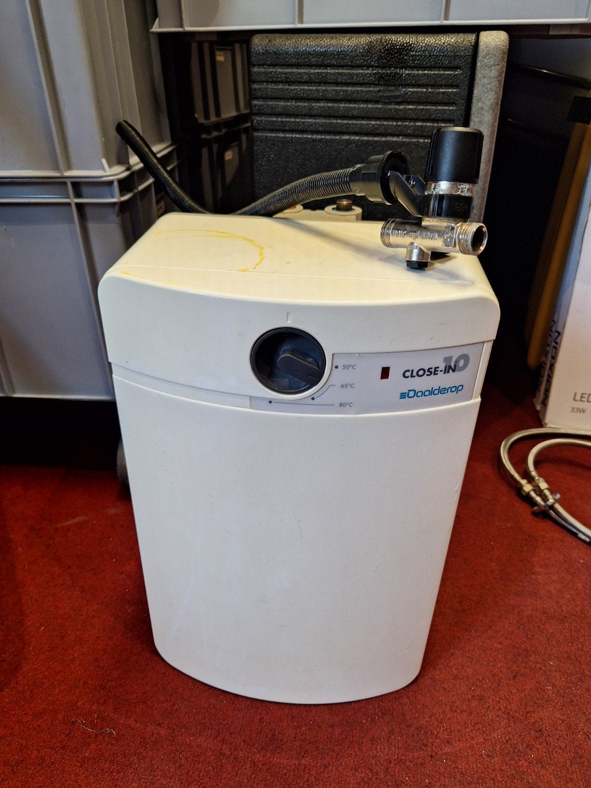 Daalderop Close-in 10 liter boiler., Aardgas, Zo goed als nieuw, Minder dan 20 liter, Onbekend