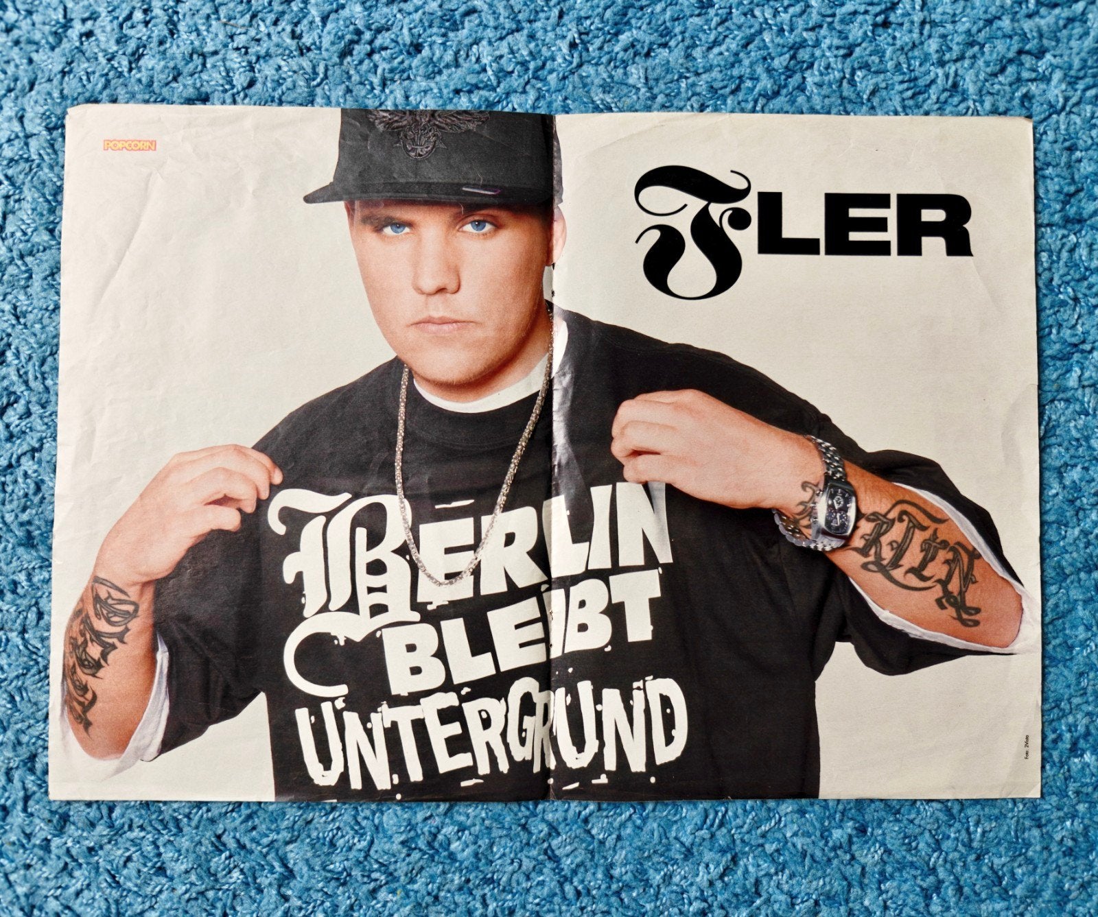 Fler poster popcorn vintage, Rechthoekig Liggend, Ophalen of Verzenden, Zo goed als nieuw, A1 t/m A3