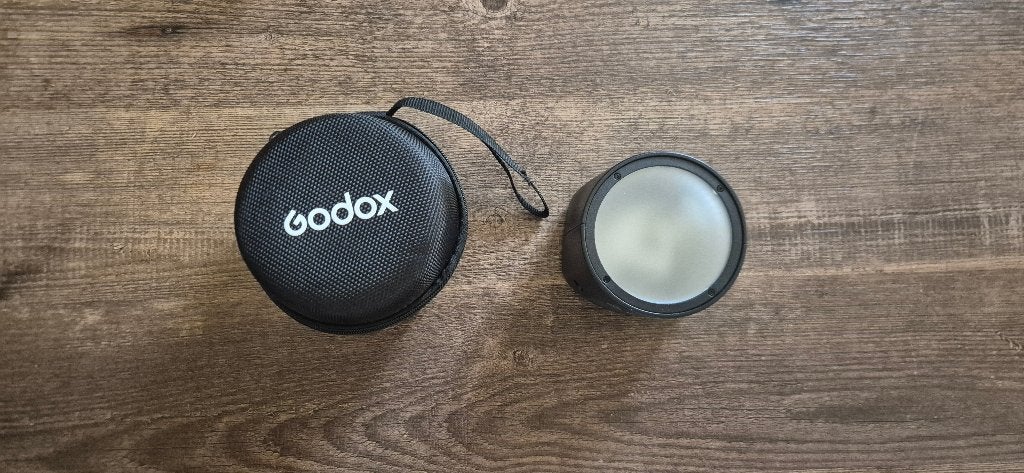 Godox H200R round flash head geschikt voor AD200, Audio, Tv en Foto, Fotografie | Flitsers, Ophalen of Verzenden, Zo goed als nieuw