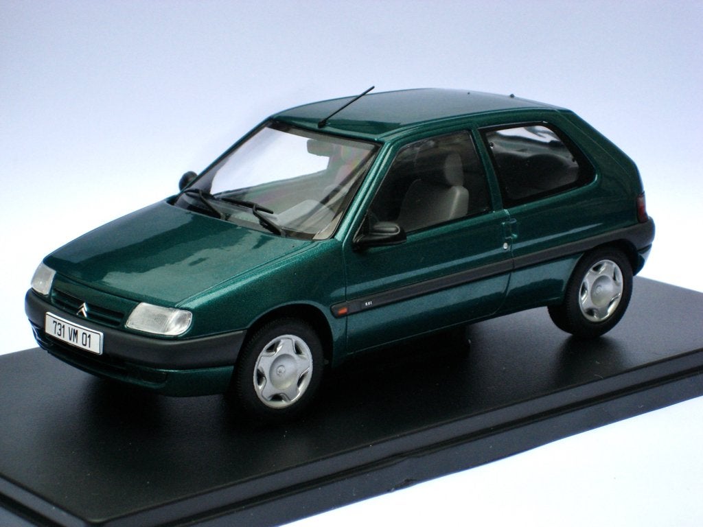 Citroen saxo 3-deurs 1995 Hachette #55 1:24, Ophalen of Verzenden, Nieuw, Auto, Overige merken