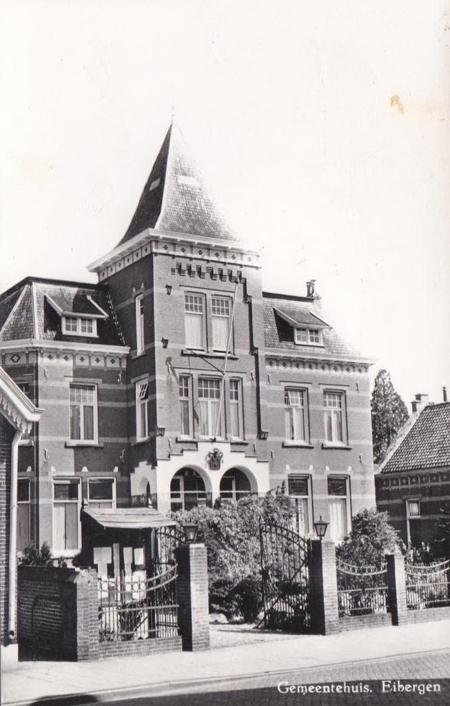 18380 Gemeentehuis Eibergen Achterhoek Neede Borculo 1969, Verzenden, 1960 tot 1980, Gelopen, Gelderland