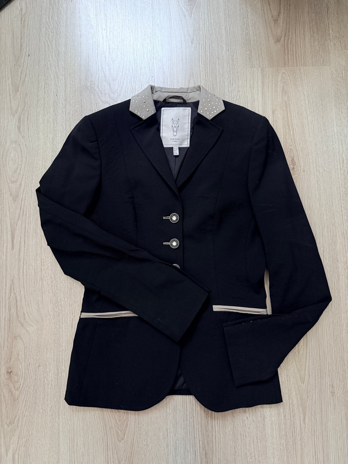 JUULC - Juuls Jackets - wedstrijdjasje, Dieren en Toebehoren, Dressuur, Ophalen of Verzenden, Zo goed als nieuw, Zwart