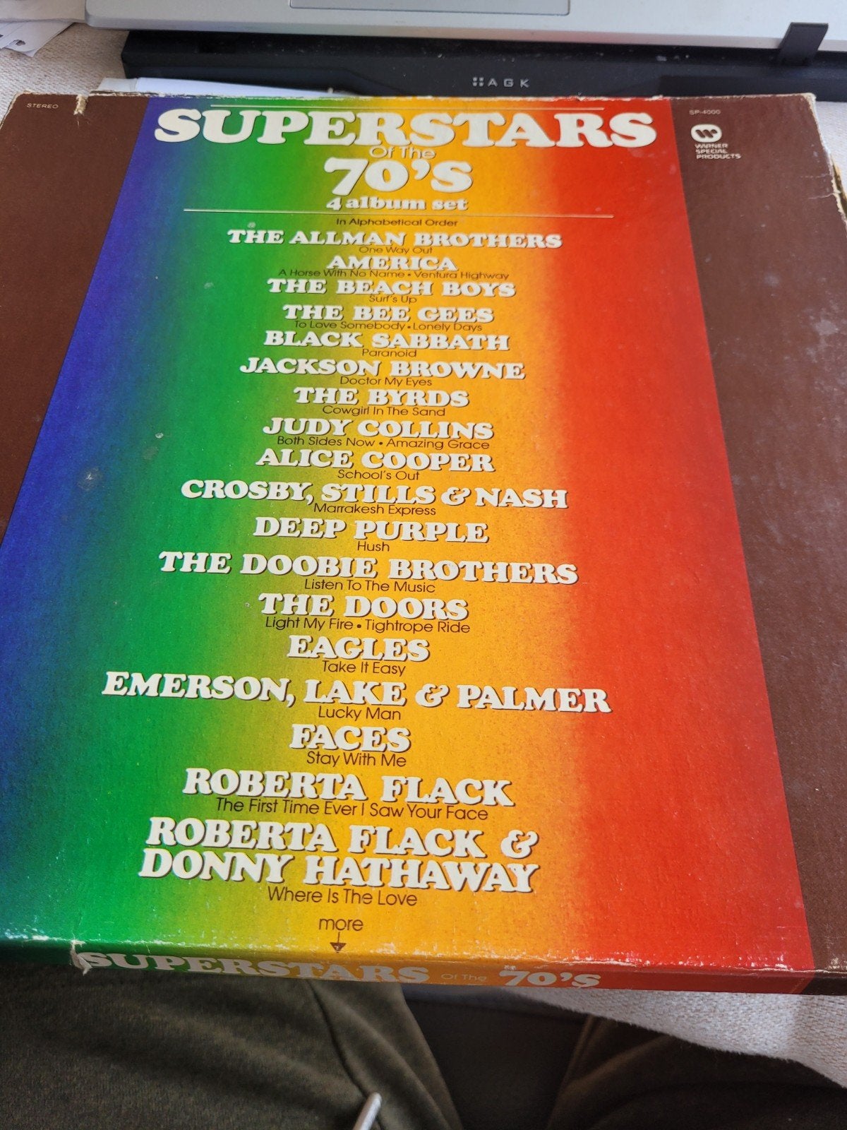 lp,Various – Superstars Of The 70's, Ophalen of Verzenden, Gebruikt, 12 inch, Poprock