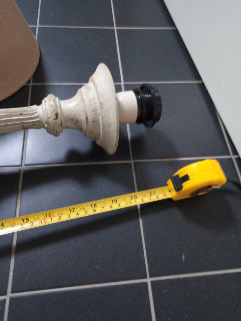 Lamp, Huis en Inrichting, Lampen | Tafellampen, Ophalen, Zo goed als nieuw, Hout