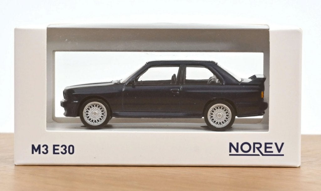 BMW M3 E30 1986 Zwart1/43 Jet-car NOREV Ref. 350009, Verzenden, Nieuw, Auto, Norev