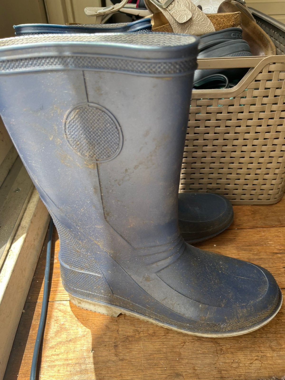 Regenlaarzen mt 36, Ophalen of Verzenden, Zo goed als nieuw, Laarzen