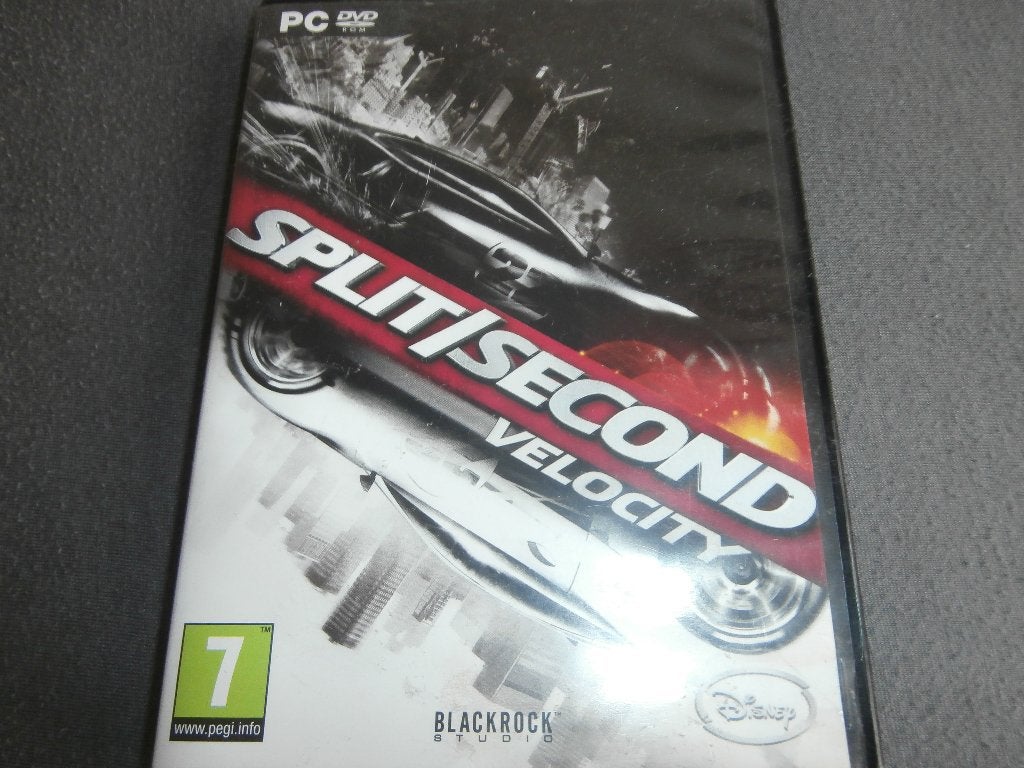 Pc spel dvd Split Second Velocity computer game, 1 speler, Racen en Vliegen, Ophalen of Verzenden, Zo goed als nieuw