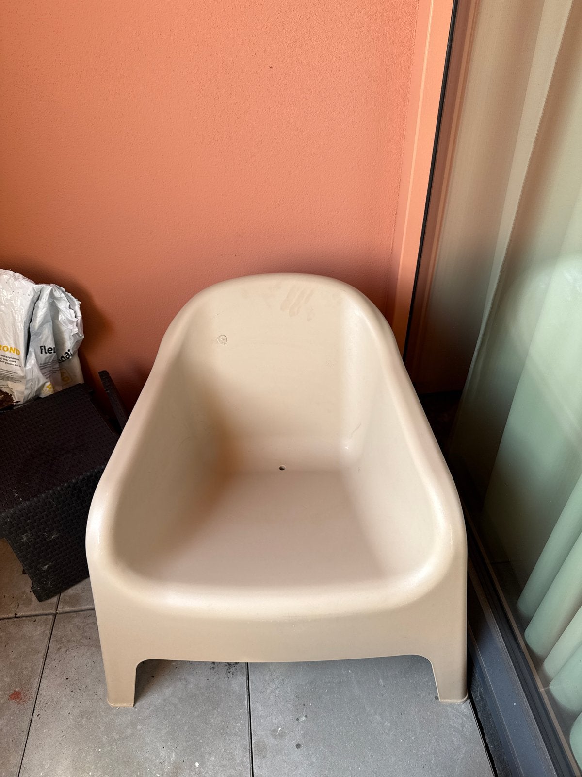 Karwei tuinstoel - Kunststof, Tuin en Terras, Ophalen, Gebruikt, Kunststof