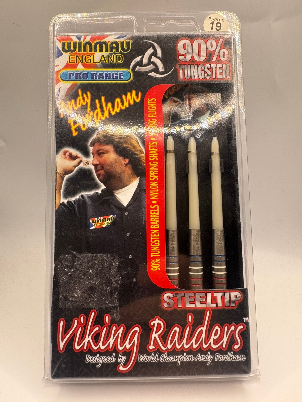 Winmau Andy Fordham Viking Raiders 19 Gram Dartpijlen, Sport en Fitness, Ophalen of Verzenden, Zo goed als nieuw, Nvt, Pijlen