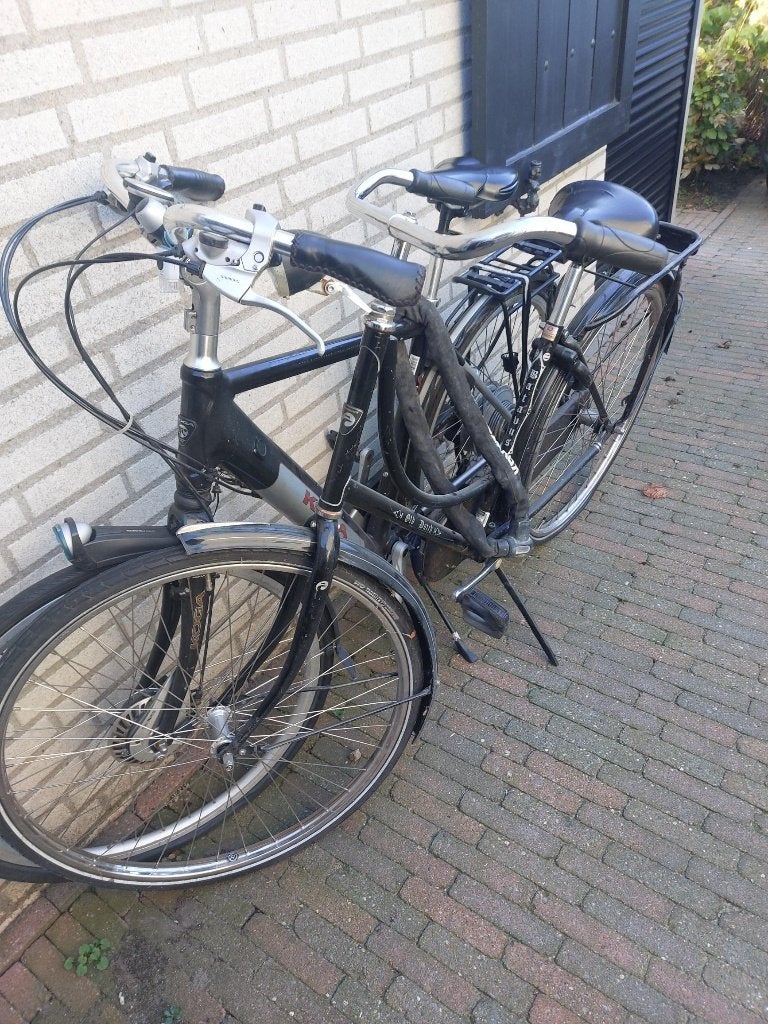 fiets dames en heren fiets, Ophalen, Terugtraprem, Versnellingen, Batavus