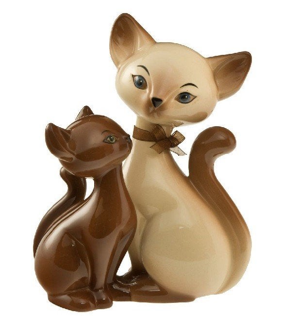 Kattenbeeld Kitty de luxe "Siam kitty in love" firma Goebel, Verzamelen, Beelden en Beeldjes, Ophalen of Verzenden, Zo goed als nieuw