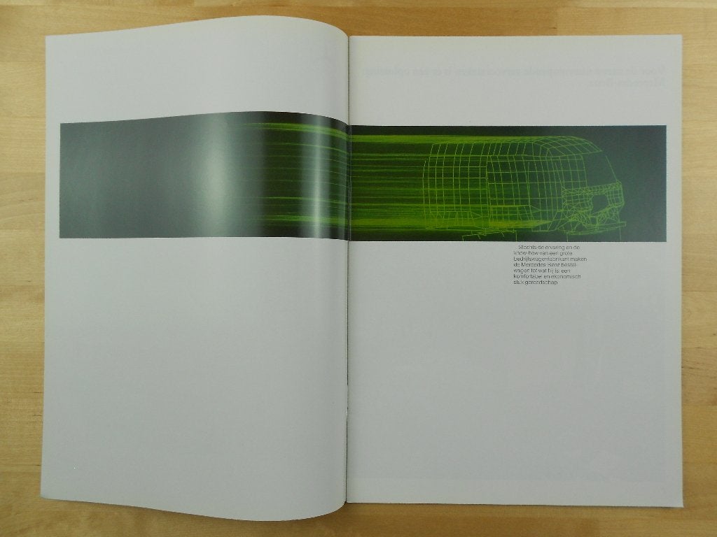 Mercedes Brochure 1988 207 209 210 307 309 310 407 409 410 D, Boeken, Zo goed als nieuw, Mercedes-Benz, Mercedes, Ophalen of Verzenden