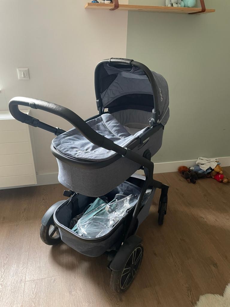 Nuna Demi Grow inclusief Maxicosi Cabriofix, Kinderen en Baby's, Kinderwagens en Combinaties, Ophalen, Gebruikt, Overige merken