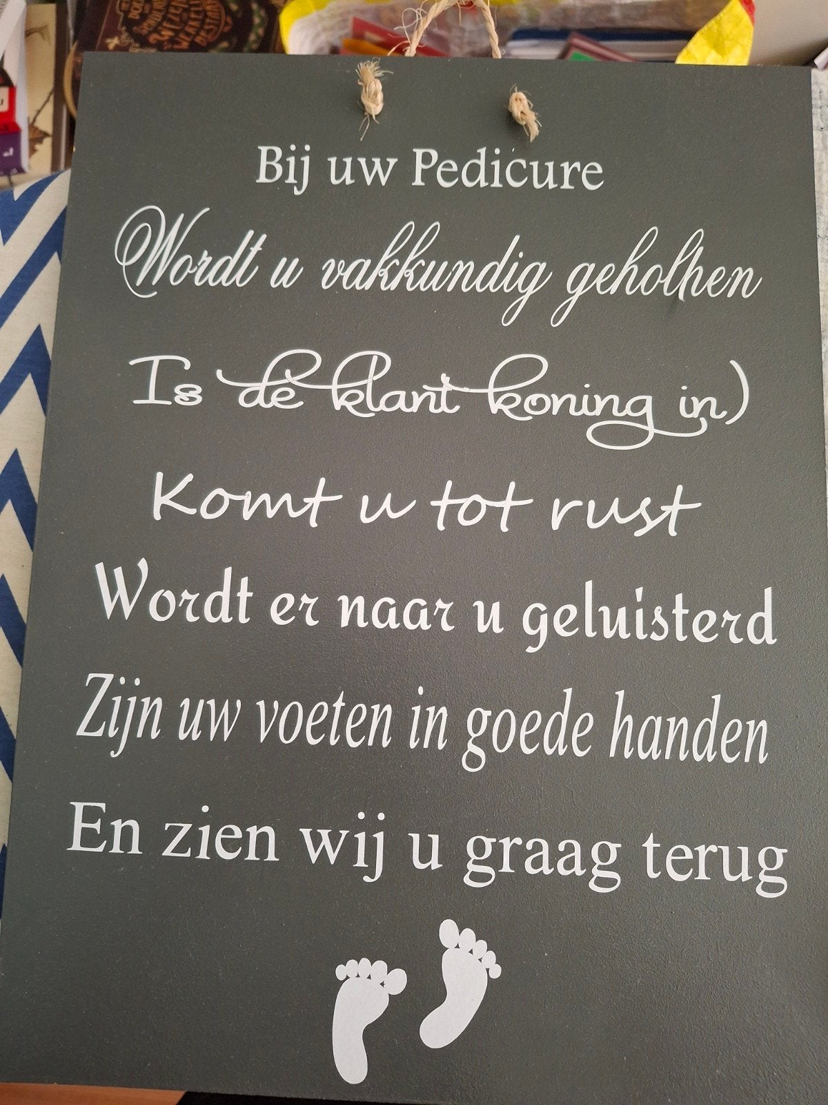 leuk bord voor pedicure, Ophalen of Verzenden