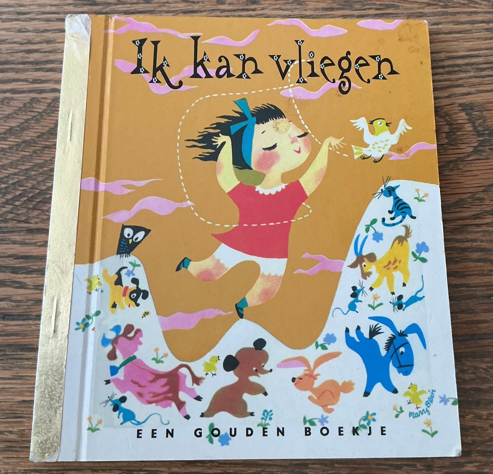 Een gouden boekje Ik kan vliegen  leuk prentenboek, Ophalen of Verzenden, Zo goed als nieuw, Fictie algemeen, Gouden boekje