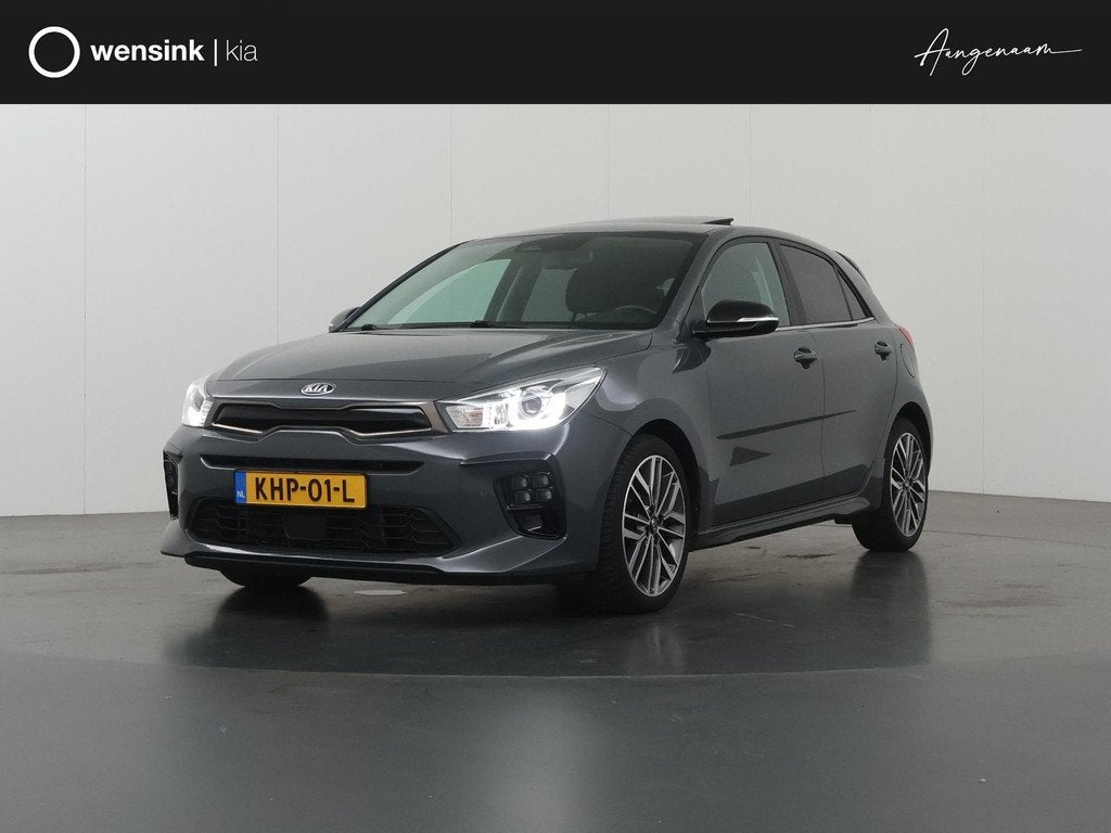 Kia Rio 1.0 T-GDi MHEV GT-Line | Schuif/Kanteldak | Stoel/St, Auto's, Kia, 450 kg, Gebruikt, Euro 6, Leder en Stof