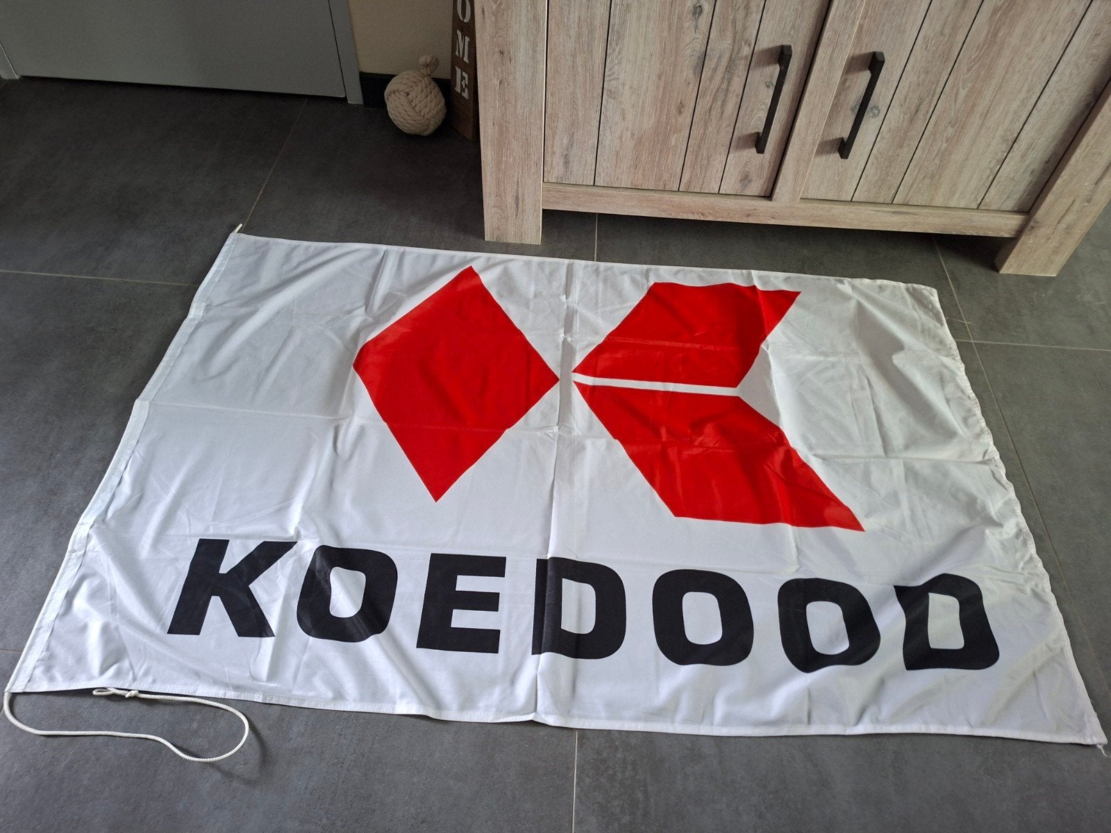 Scheepvaart vlag koedood, Ophalen of Verzenden, Zo goed als nieuw, Reclamebord