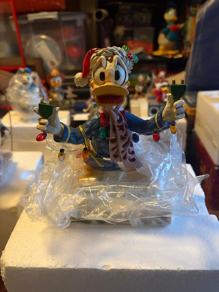 Disney Traditions Donald Duck 'Unplugged For The Holidays', Ophalen, Donald Duck, Nieuw, Beeldje of Figuurtje