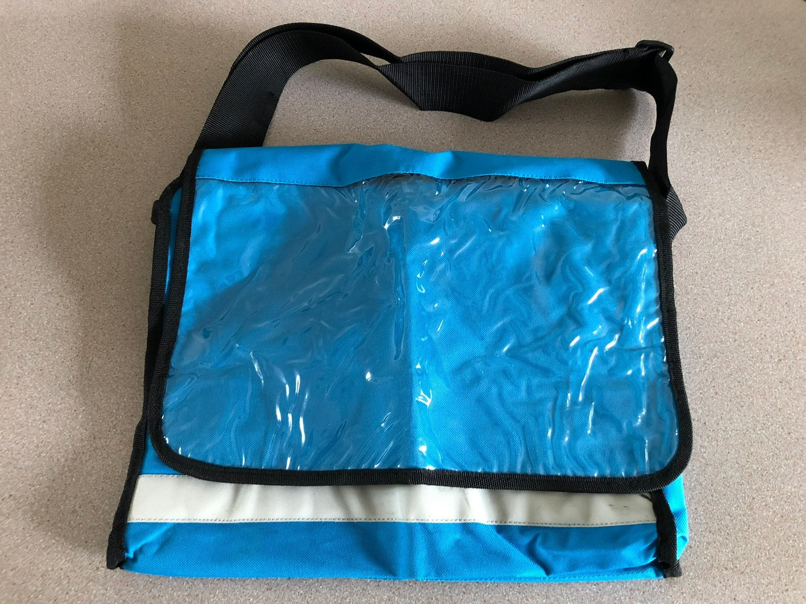 Handige blauwe schoudertas Postbank, nieuw, Sieraden, Tassen en Uiterlijk, Ophalen of Verzenden, Nieuw, Blauw
