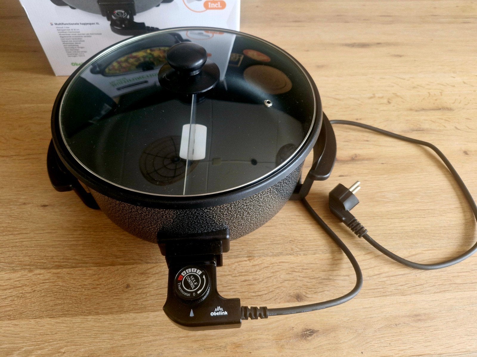 Obelink Multifunctionele Hapjespan XL - 1500W, Ophalen, Zo goed als nieuw