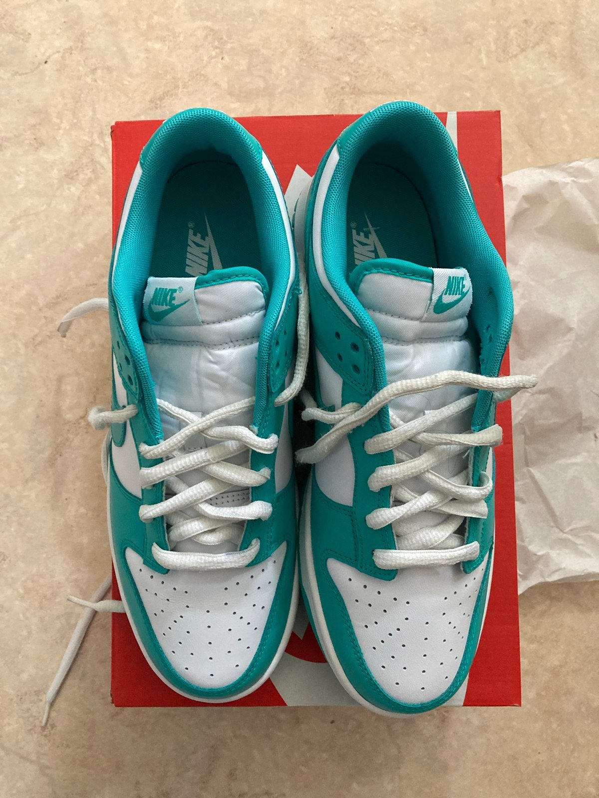 Nike Dunk Low Retro BTTYS White Clear Jade, Verzenden, Nieuw, Overige kleuren, Sneakers of Gympen