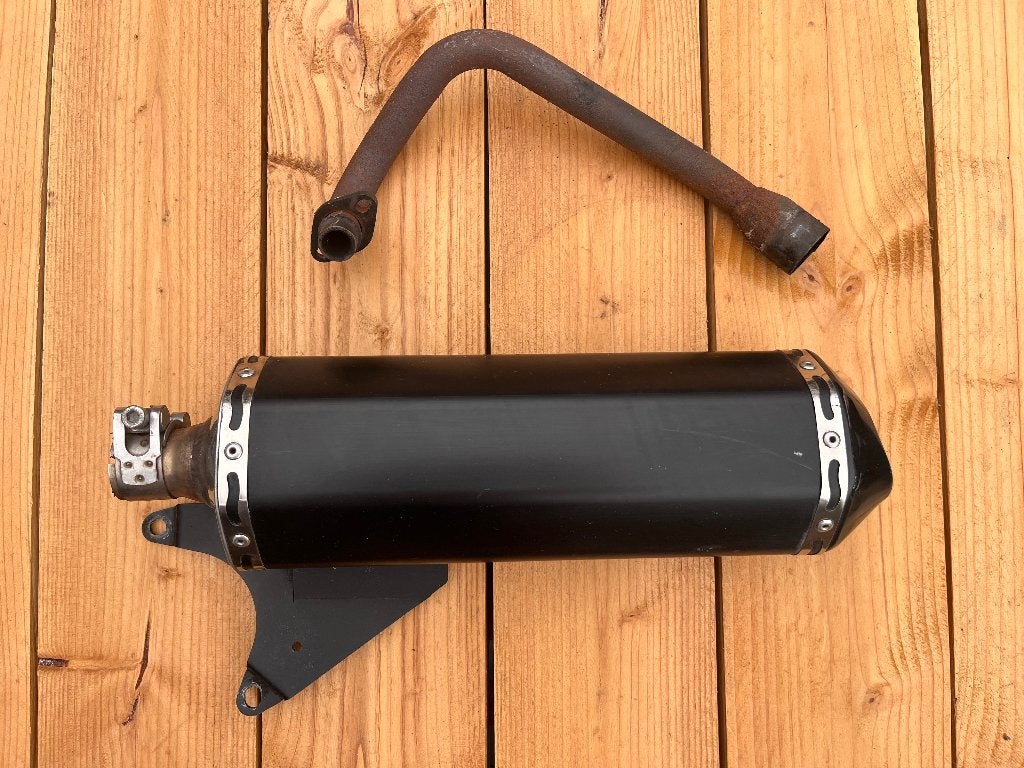 Uitlaat Jamarcol zwart Piaggio Zip 50cc 4 Takt 2V, Ophalen, Nieuw, Benzine, Zip
