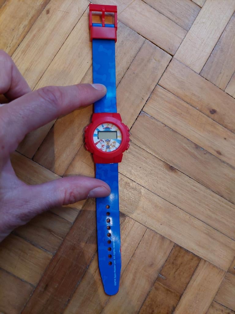 Nieuw Paw Patrol horloge - batterij leeg, Sieraden, Tassen en Uiterlijk, Horloges | Kinderen, Ophalen of Verzenden, Nieuw, Jongen of Meisje
