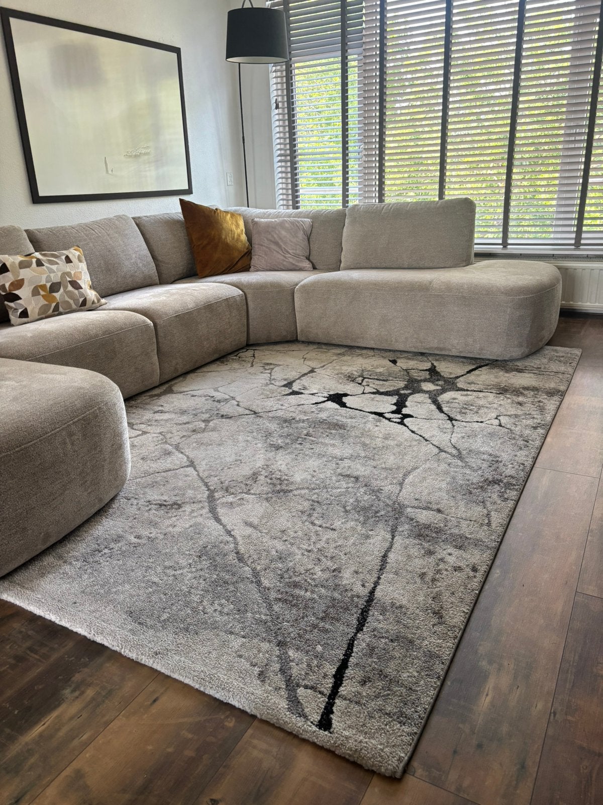 Kleed 290 bij 200 cm “Impact” van Kwamtum, Huis en Inrichting, Stoffering | Tapijten en Kleden, Ophalen