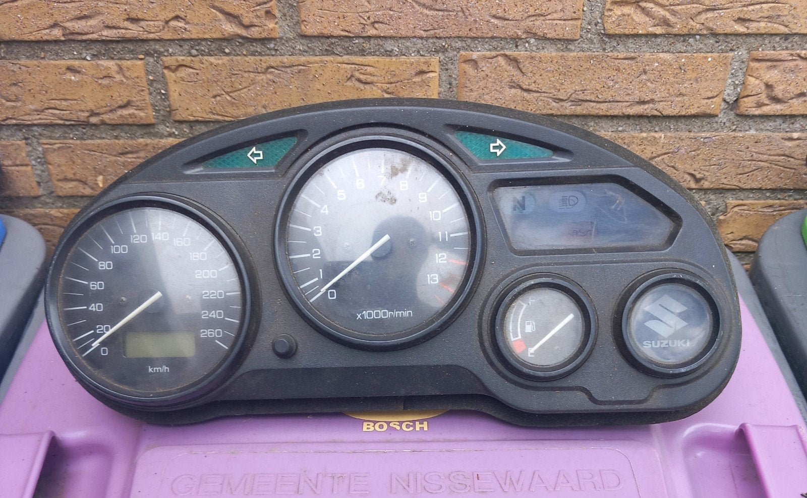 Gsxf 600 /750 km/toerenteller, Ophalen, Gebruikt