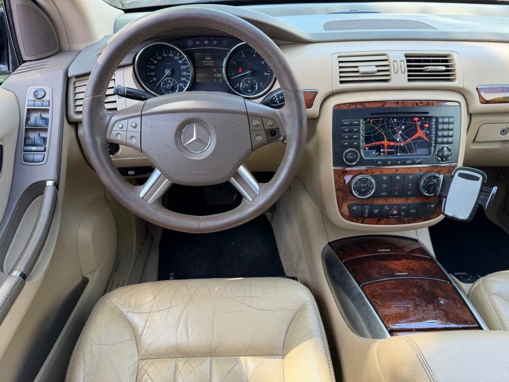 Mercedes-benz R-KLASSE R-klasse 350 4-Matic 6PERS LEER DAK 1, Automaat, 138 €/maand, Zwart, Leder