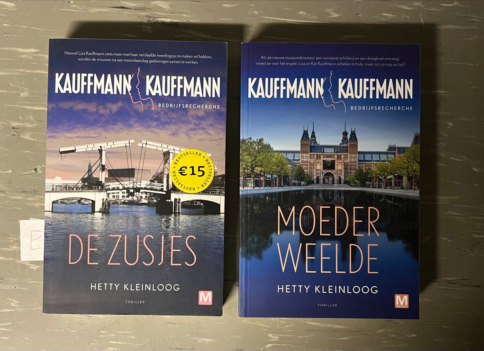 Kauffmann & Kauffmann Bedrijfsrecherche - 2 thrillers, Ophalen of Verzenden, Zo goed als nieuw, Nederland