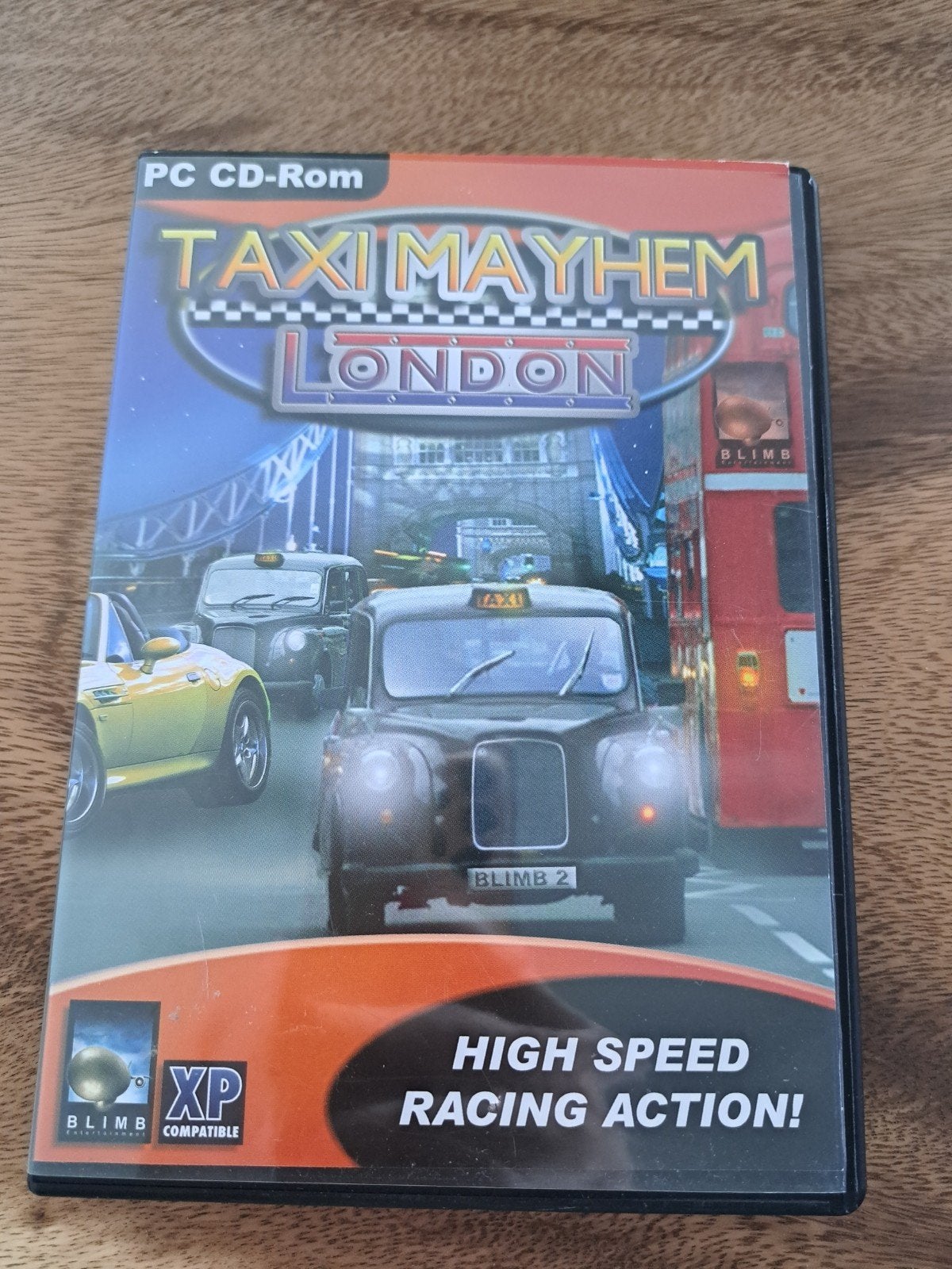 Taxi Mayhem London pc game spel cd rom computerspel, Gebruikt, 1 speler, Racen en Vliegen, Ophalen of Verzenden
