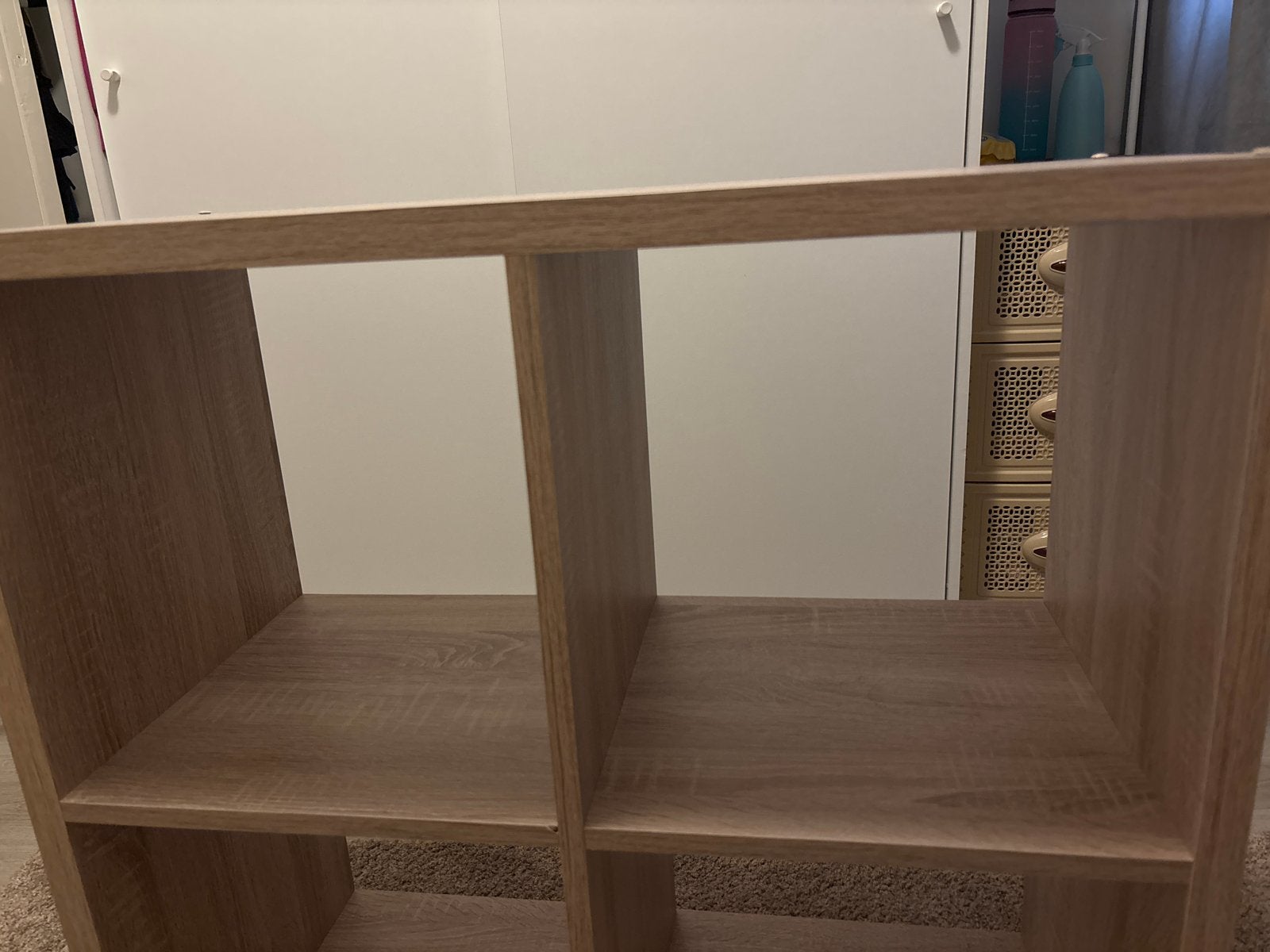 Houten kubus kast / opbergrek, Ophalen, Gebruikt